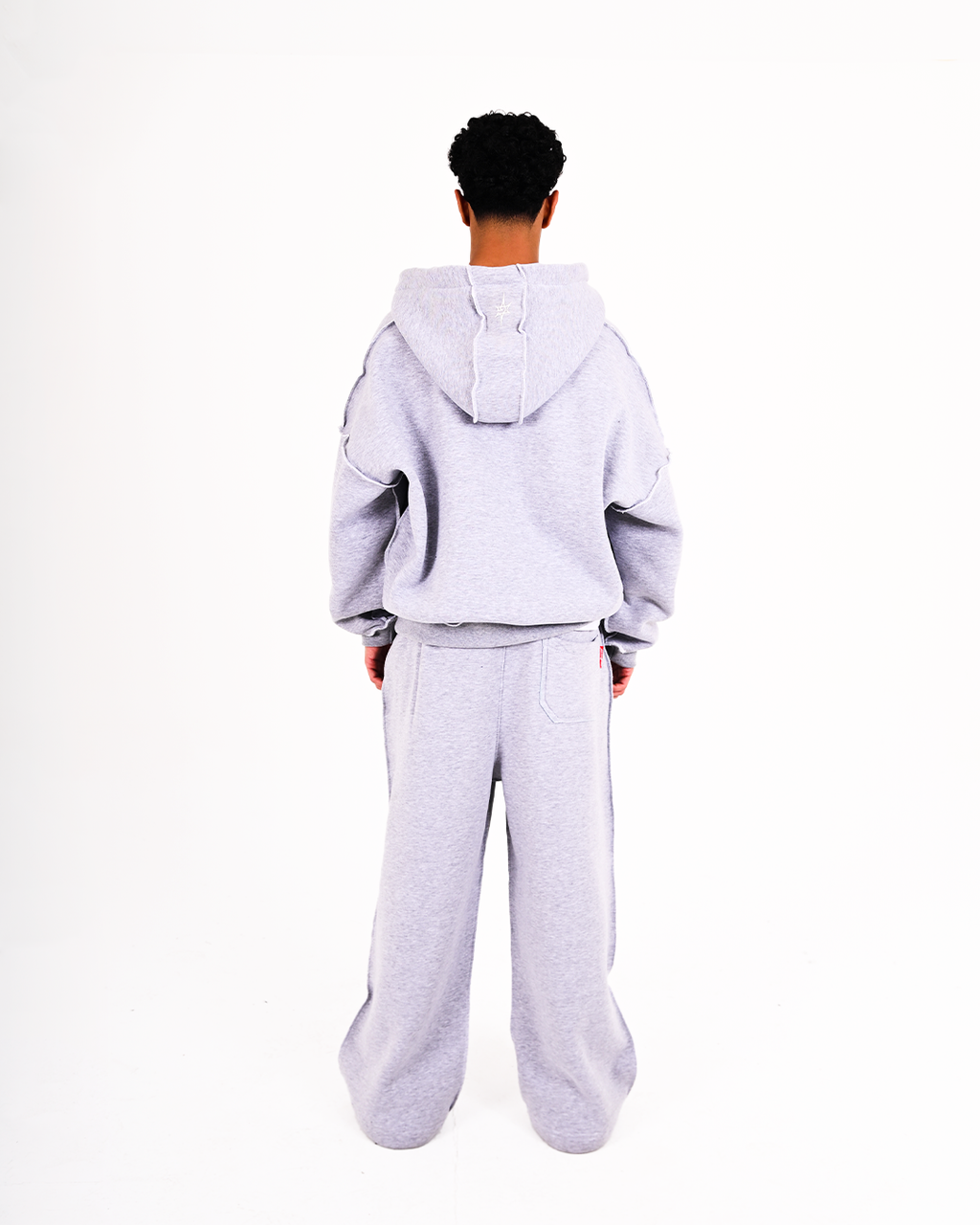 GREY RAW FORM || (zip-up + pants)